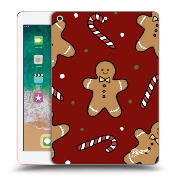 Picasee silikónový prehľadný obal pre Apple iPad 9.7" 2018 (6. gen) - Gingerbread 2