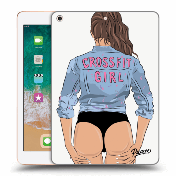 Obal pre Apple iPad 9.7" 2018 (6. gen) - Crossfit girl - nickynellow