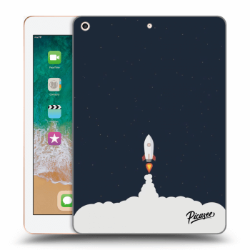 Picasee silikónový čierny obal pre Apple iPad 9.7" 2018 (6. gen) - Astronaut 2