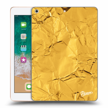 Picasee silikónový prehľadný obal pre Apple iPad 9.7" 2018 (6. gen) - Gold