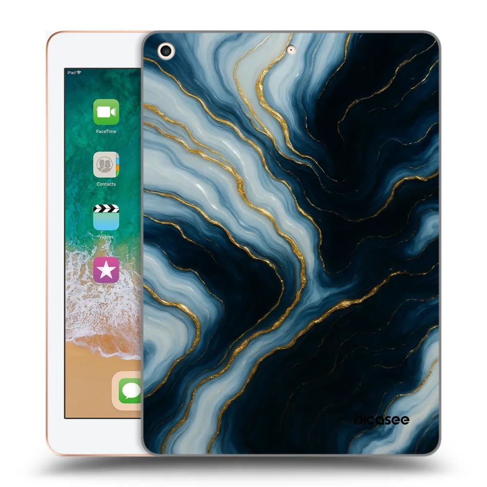 Picasee silikónový prehľadný obal pre Apple iPad 9.7" 2018 (6. gen) - Luna