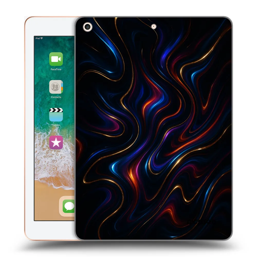 Picasee silikónový prehľadný obal pre Apple iPad 9.7" 2018 (6. gen) - Noir