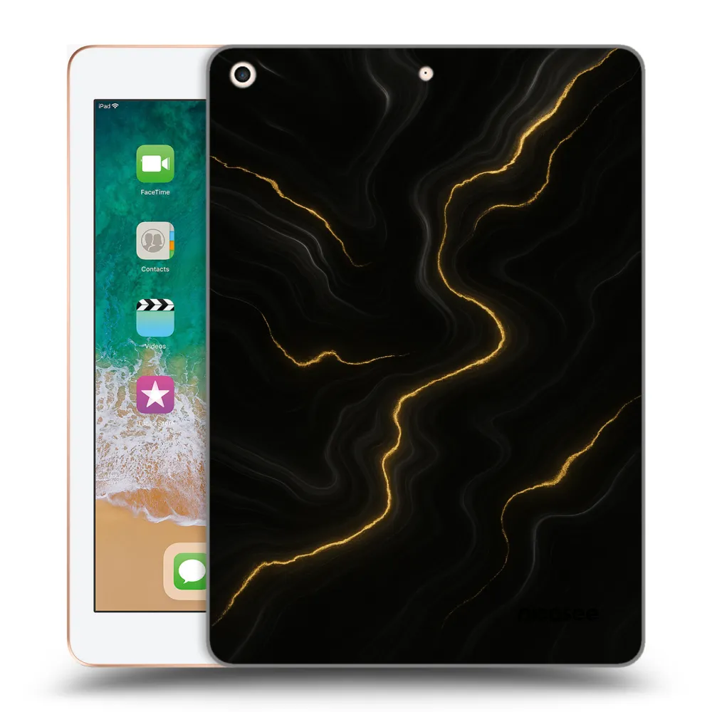 Picasee silikónový prehľadný obal pre Apple iPad 9.7" 2018 (6. gen) - Thunder