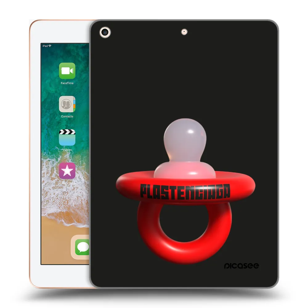 Picasee silikónový prehľadný obal pre Apple iPad 9.7" 2018 (6. gen) - Le Dudel
