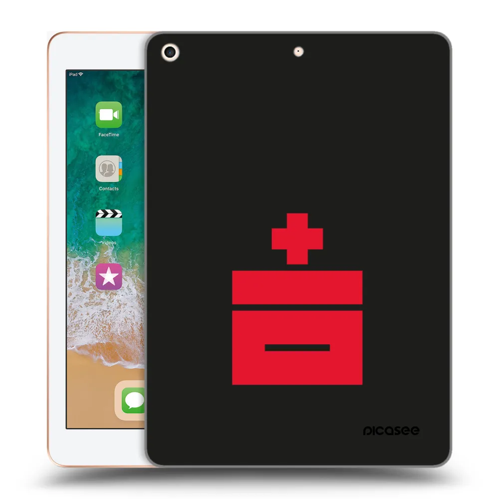 Picasee silikónový prehľadný obal pre Apple iPad 9.7" 2018 (6. gen) - Le Plastenciaga