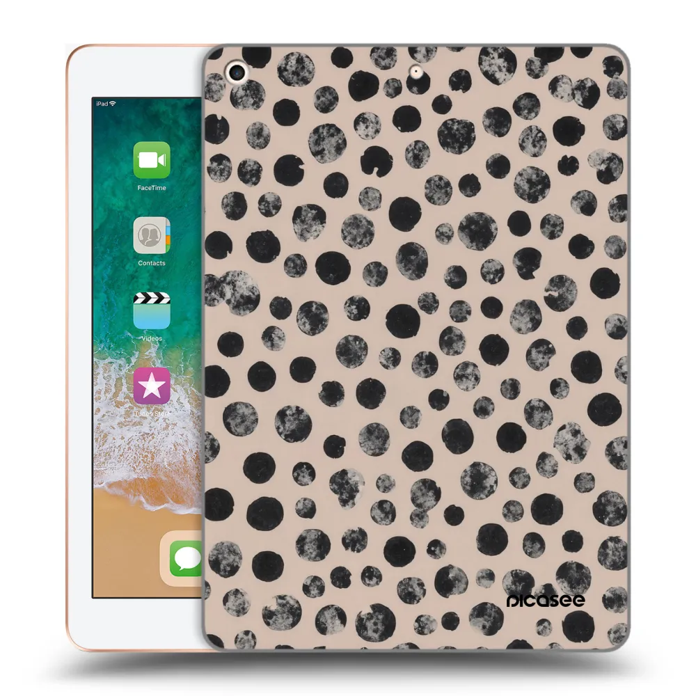 Picasee silikónový prehľadný obal pre Apple iPad 9.7" 2018 (6. gen) - Dots