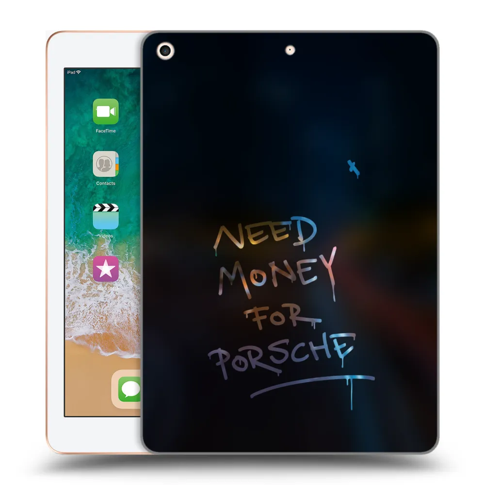 Picasee silikónový prehľadný obal pre Apple iPad 9.7" 2018 (6. gen) - Neon Nights
