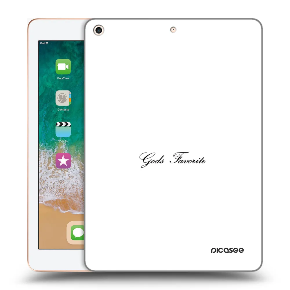 Picasee silikónový prehľadný obal pre Apple iPad 9.7" 2018 (6. gen) - Gods Favorite