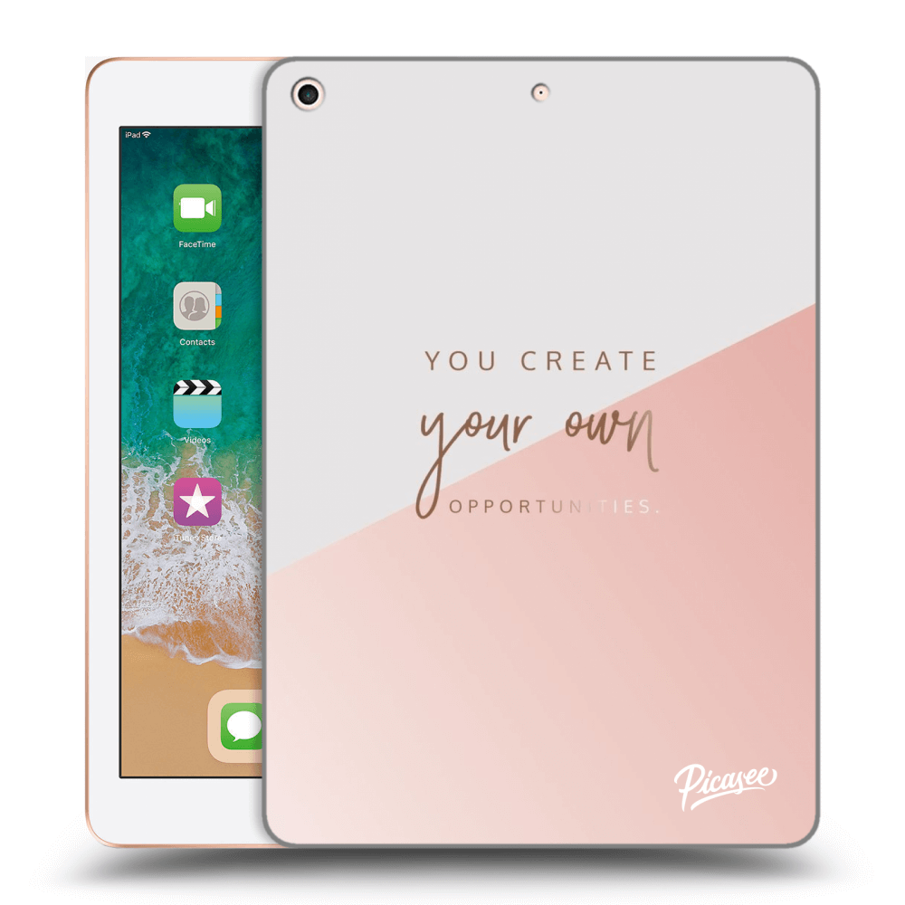 Picasee silikónový prehľadný obal pre Apple iPad 9.7" 2018 (6. gen) - You create your own opportunities