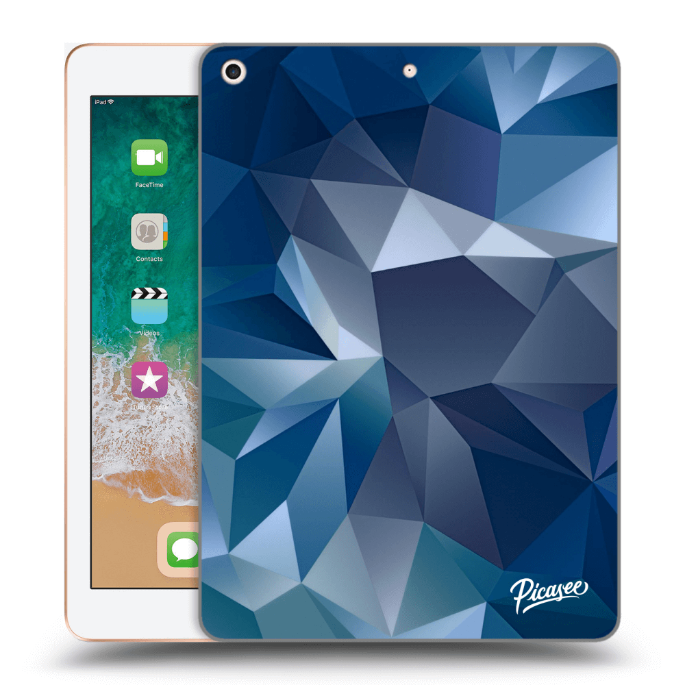 Picasee silikónový čierny obal pre Apple iPad 9.7" 2018 (6. gen) - Wallpaper