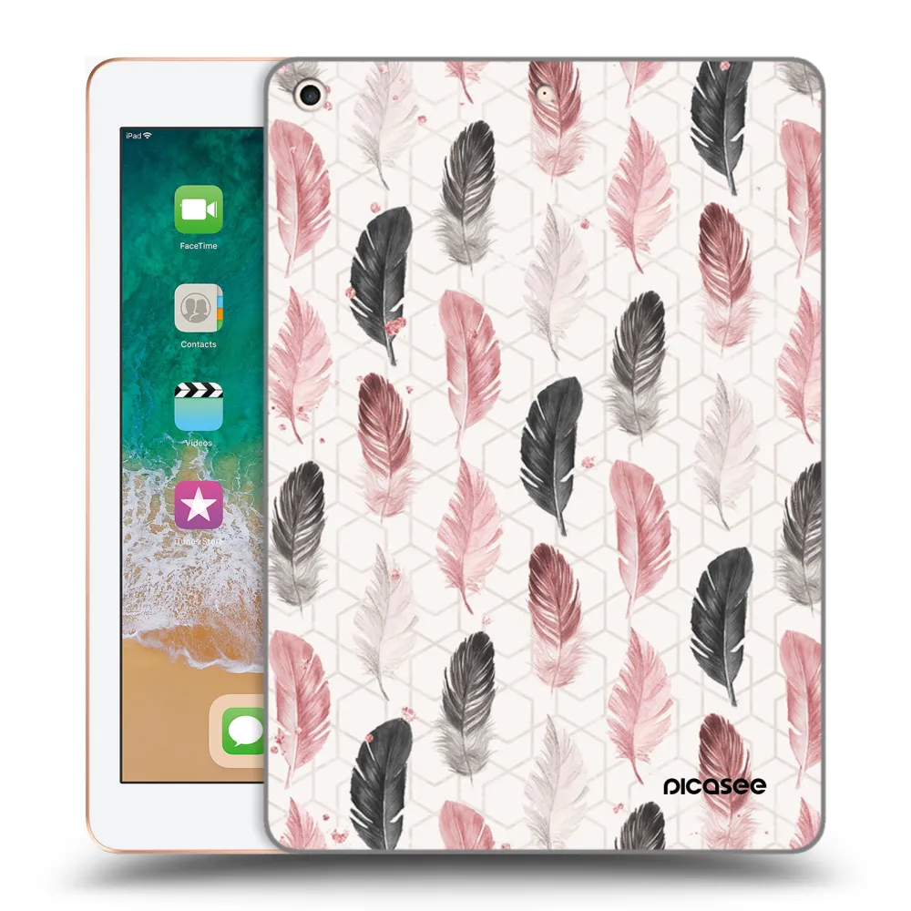 Picasee silikónový prehľadný obal pre Apple iPad 9.7" 2018 (6. gen) - Pírka 2