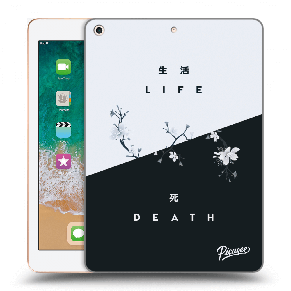 Picasee silikónový čierny obal pre Apple iPad 9.7" 2018 (6. gen) - Life - Death