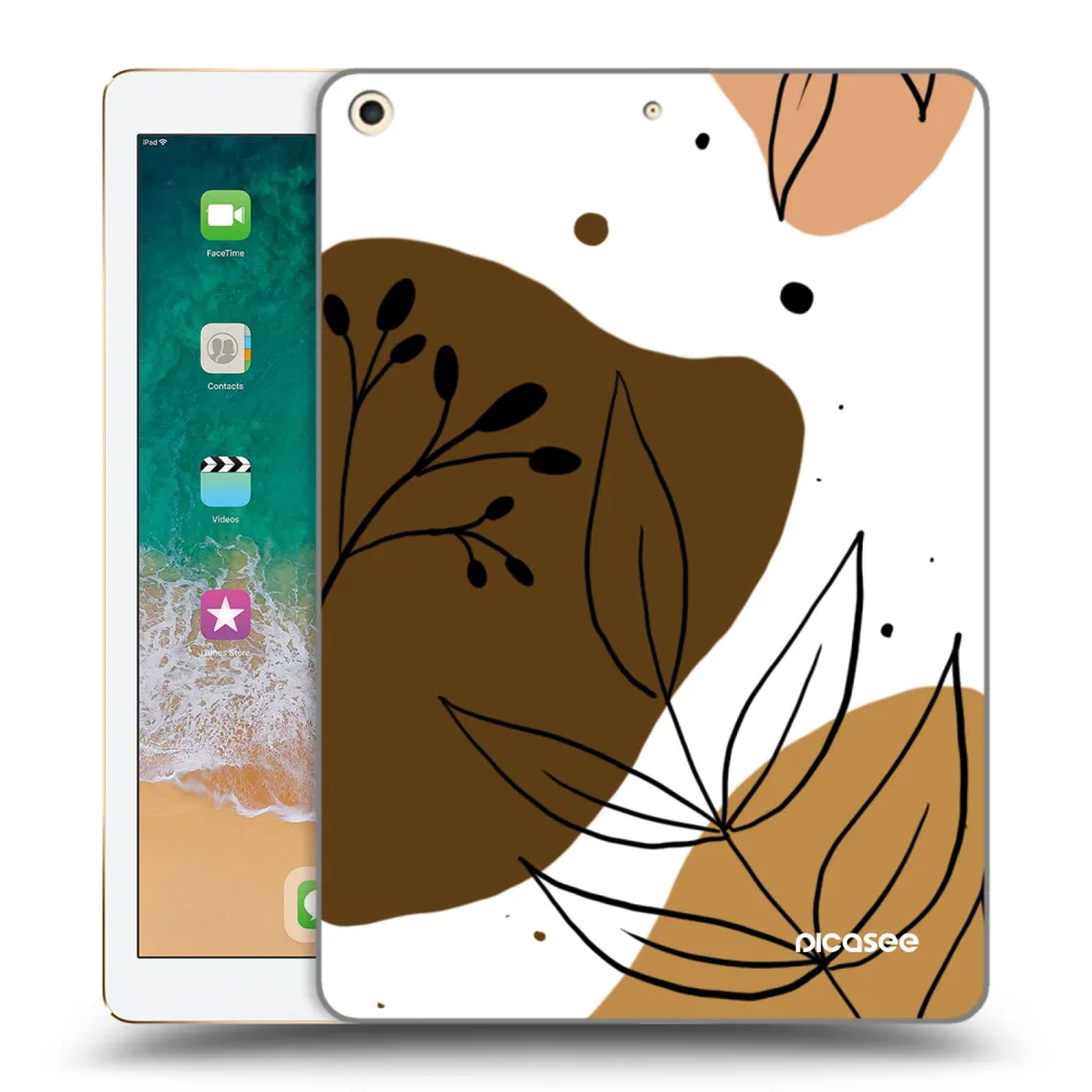 Picasee silikónový prehľadný obal pre Apple iPad 9.7" 2017 (5. gen) - Boho style