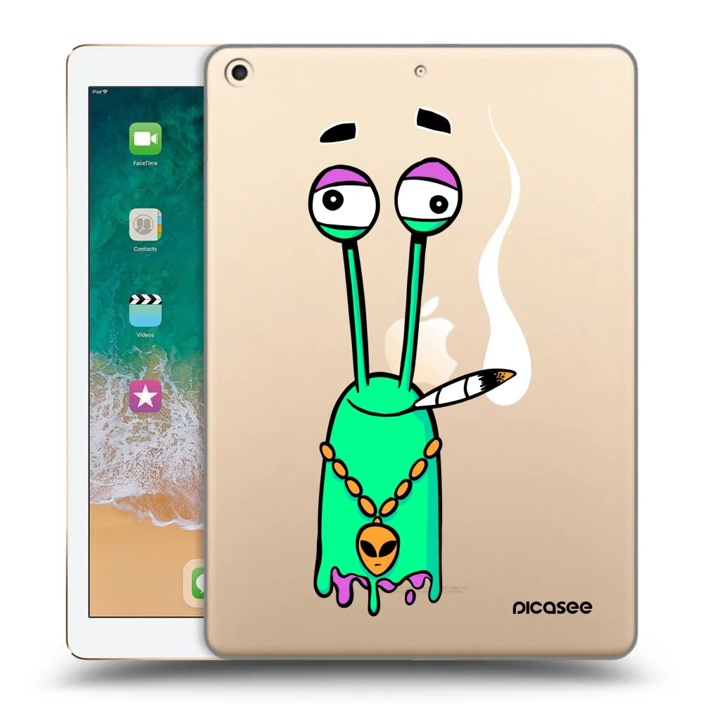 Picasee silikónový prehľadný obal pre Apple iPad 9.7" 2017 (5. gen) - Earth - Sám doma