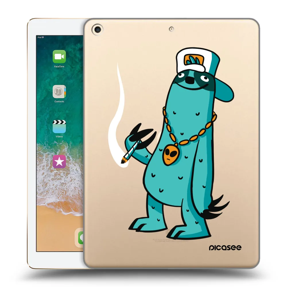 Picasee silikónový prehľadný obal pre Apple iPad 9.7" 2017 (5. gen) - Earth - Je mi fajn