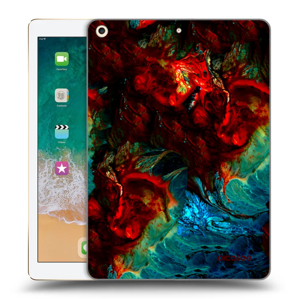 Picasee silikónový prehľadný obal pre Apple iPad 9.7" 2017 (5. gen) - Universe