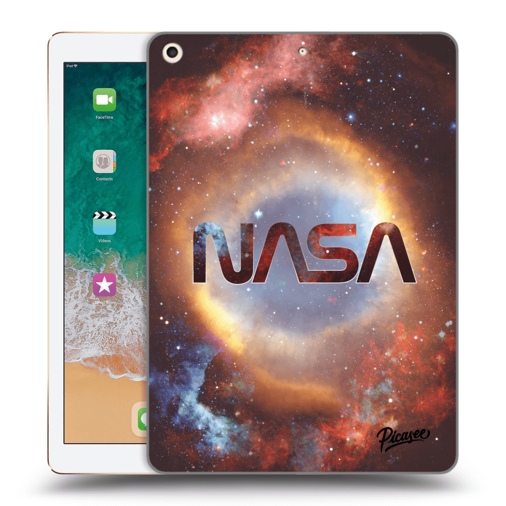 Picasee silikónový prehľadný obal pre Apple iPad 9.7" 2017 (5. gen) - Nebula