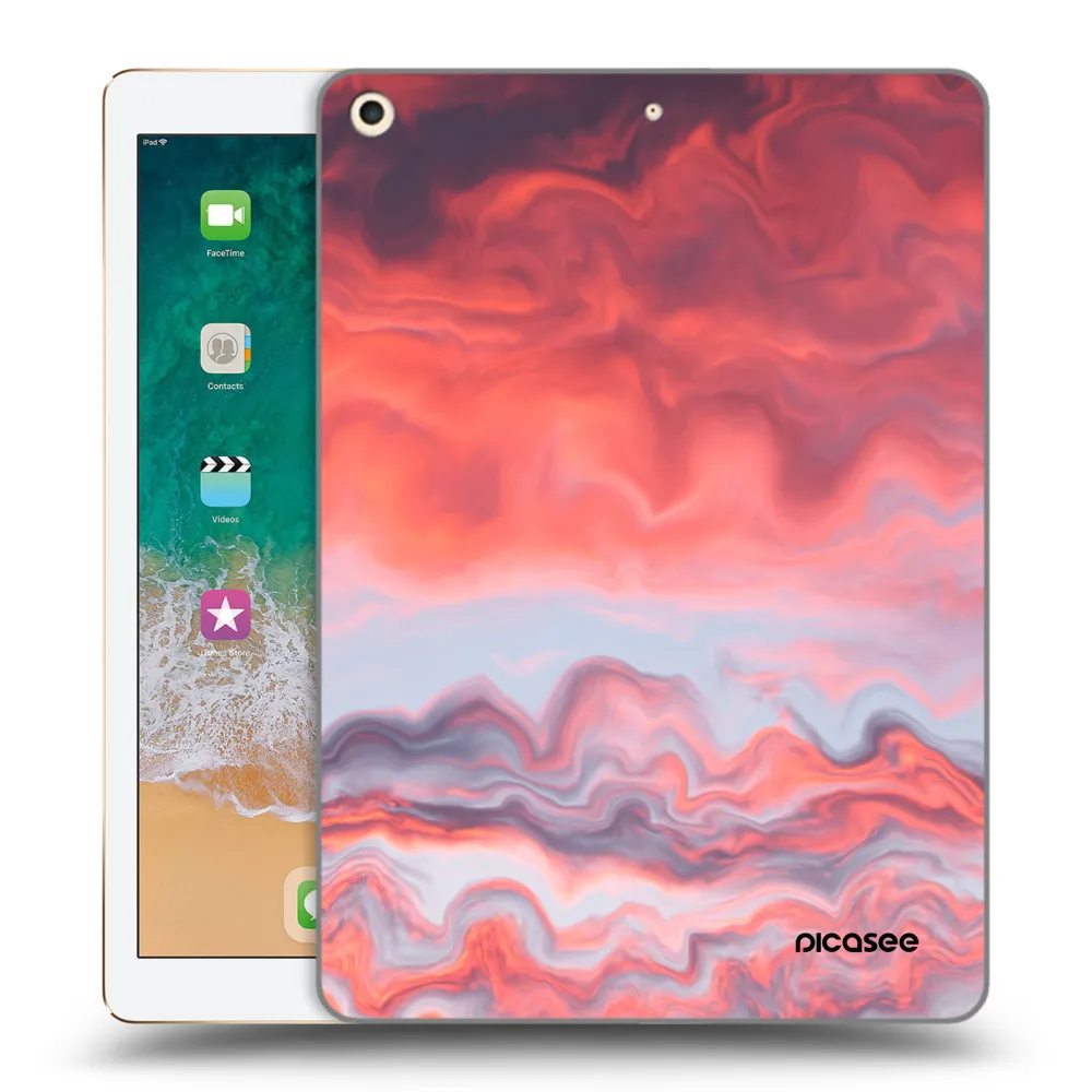 Picasee silikónový prehľadný obal pre Apple iPad 9.7" 2017 (5. gen) - Sunset