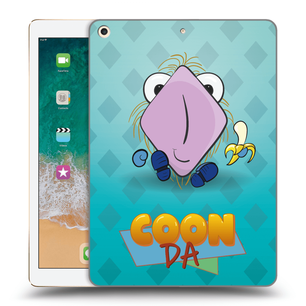 Picasee silikónový prehľadný obal pre Apple iPad 9.7" 2017 (5. gen) - COONDA chlupatka světlá