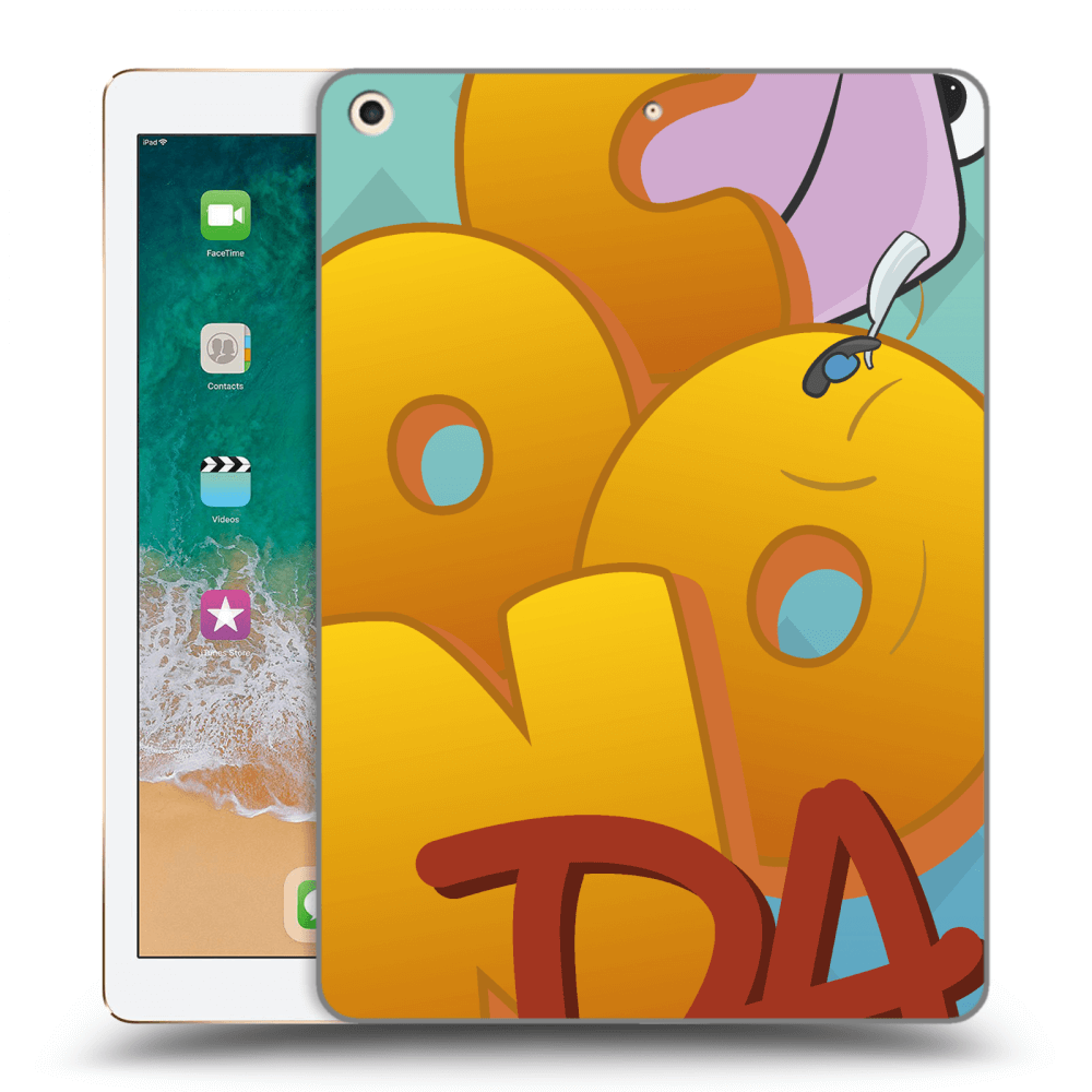 Picasee silikónový prehľadný obal pre Apple iPad 9.7" 2017 (5. gen) - Obří COONDA