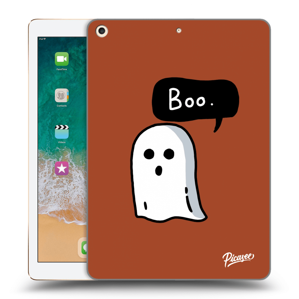 Picasee silikónový čierny obal pre Apple iPad 9.7" 2017 (5. gen) - Boo