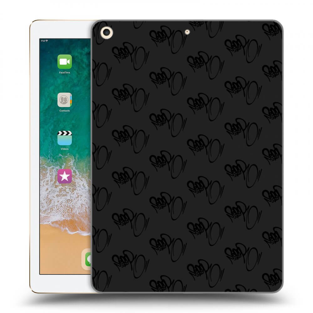 Picasee silikónový čierny obal pre Apple iPad 9.7" 2017 (5. gen) - Separ - Black On Black 1