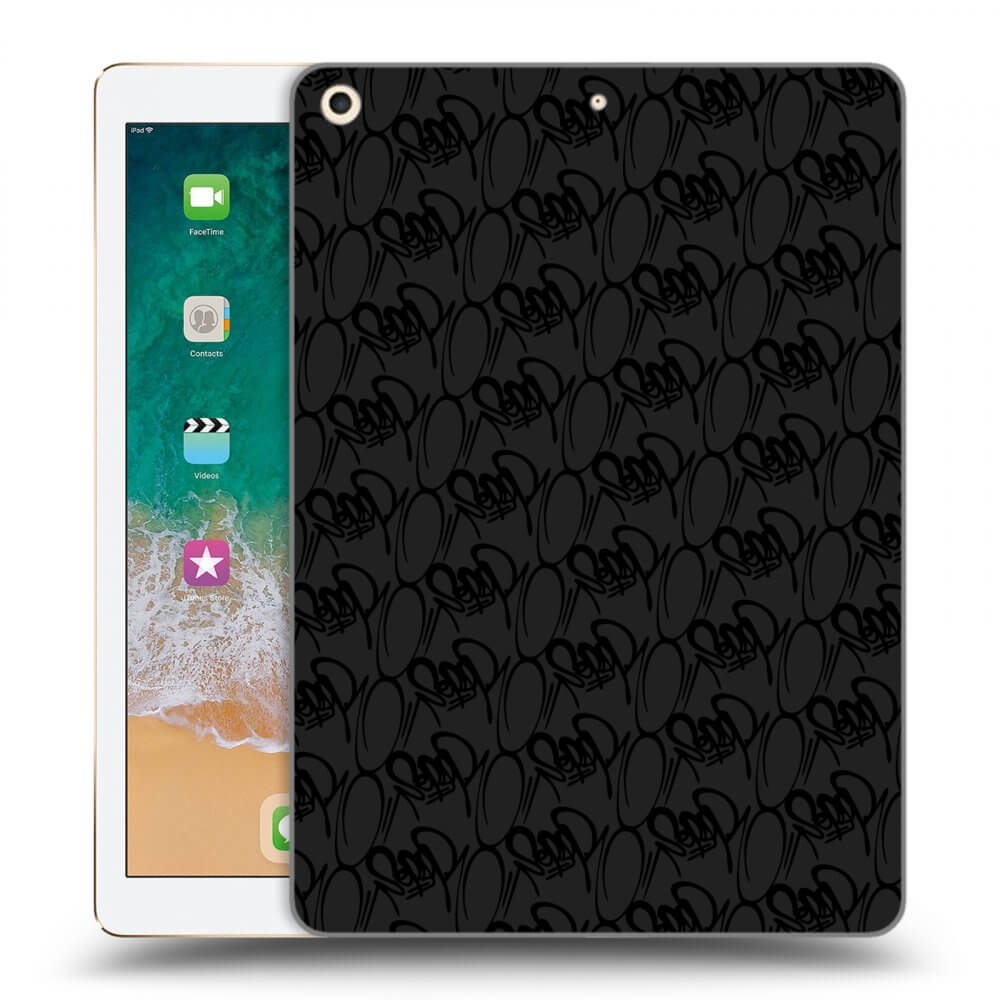 Picasee silikónový čierny obal pre Apple iPad 9.7" 2017 (5. gen) - Separ - Black On Black 2