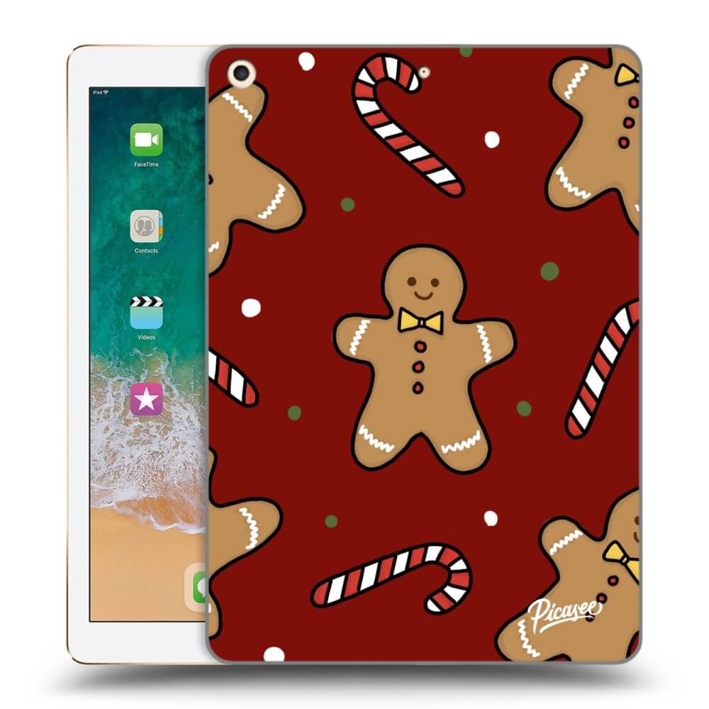 Picasee silikónový prehľadný obal pre Apple iPad 9.7" 2017 (5. gen) - Gingerbread 2