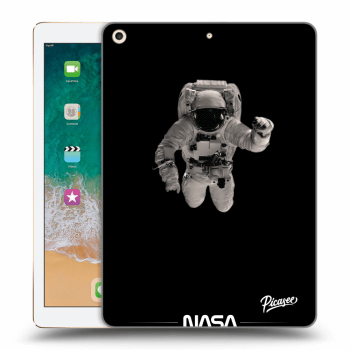 Picasee silikónový čierny obal pre Apple iPad 9.7" 2017 (5. gen) - Astronaut Minimal