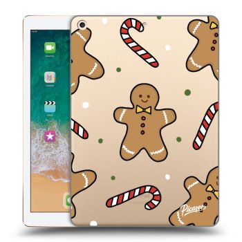 Picasee silikónový prehľadný obal pre Apple iPad 9.7" 2017 (5. gen) - Gingerbread