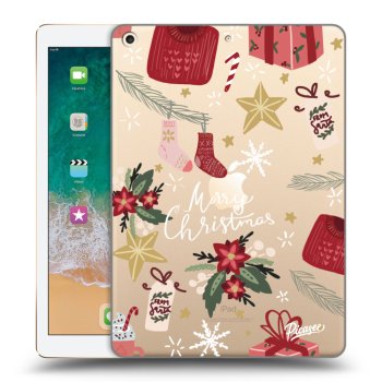 Picasee silikónový prehľadný obal pre Apple iPad 9.7" 2017 (5. gen) - Christmas