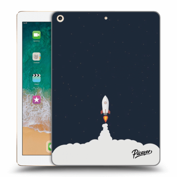 Picasee silikónový prehľadný obal pre Apple iPad 9.7" 2017 (5. gen) - Astronaut 2