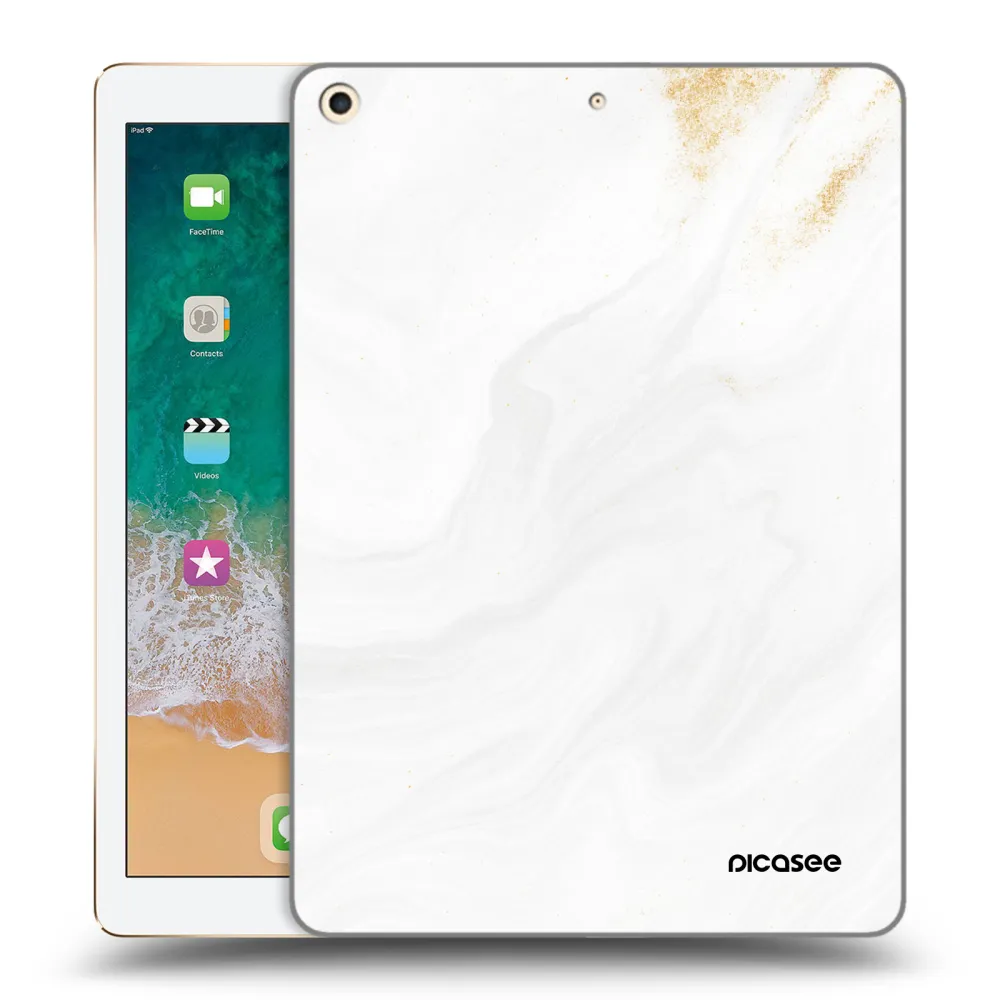 Picasee silikónový prehľadný obal pre Apple iPad 9.7" 2017 (5. gen) - White