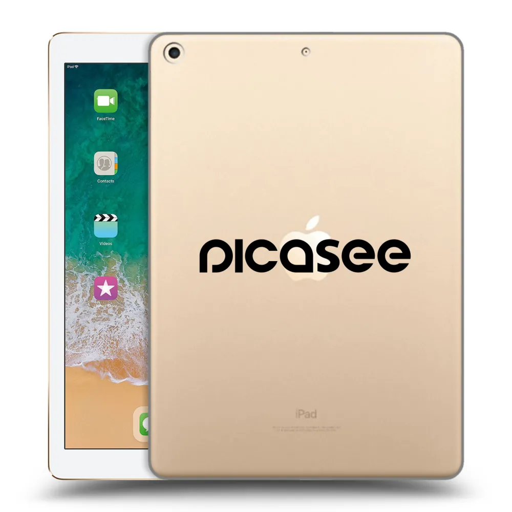 Picasee silikónový prehľadný obal pre Apple iPad 9.7" 2017 (5. gen) - Picasee - new logo - black