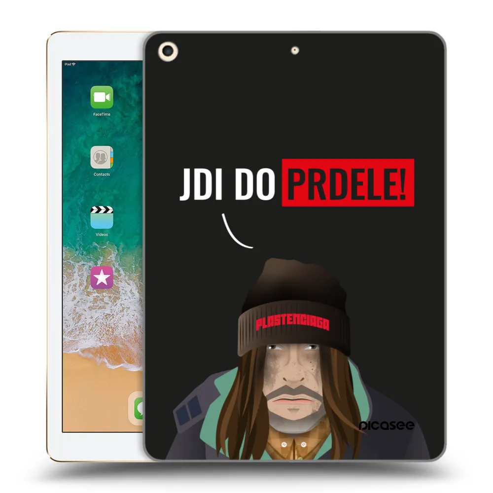 Picasee silikónový prehľadný obal pre Apple iPad 9.7" 2017 (5. gen) - Bezďák