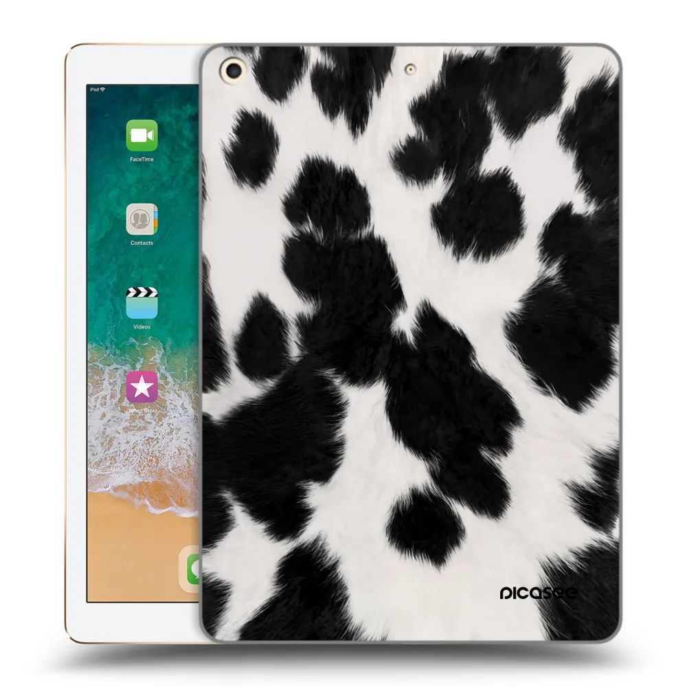 Picasee silikónový prehľadný obal pre Apple iPad 9.7" 2017 (5. gen) - Black Moo