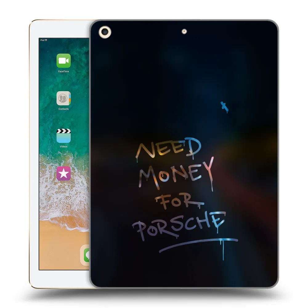 Picasee silikónový prehľadný obal pre Apple iPad 9.7" 2017 (5. gen) - Neon Nights