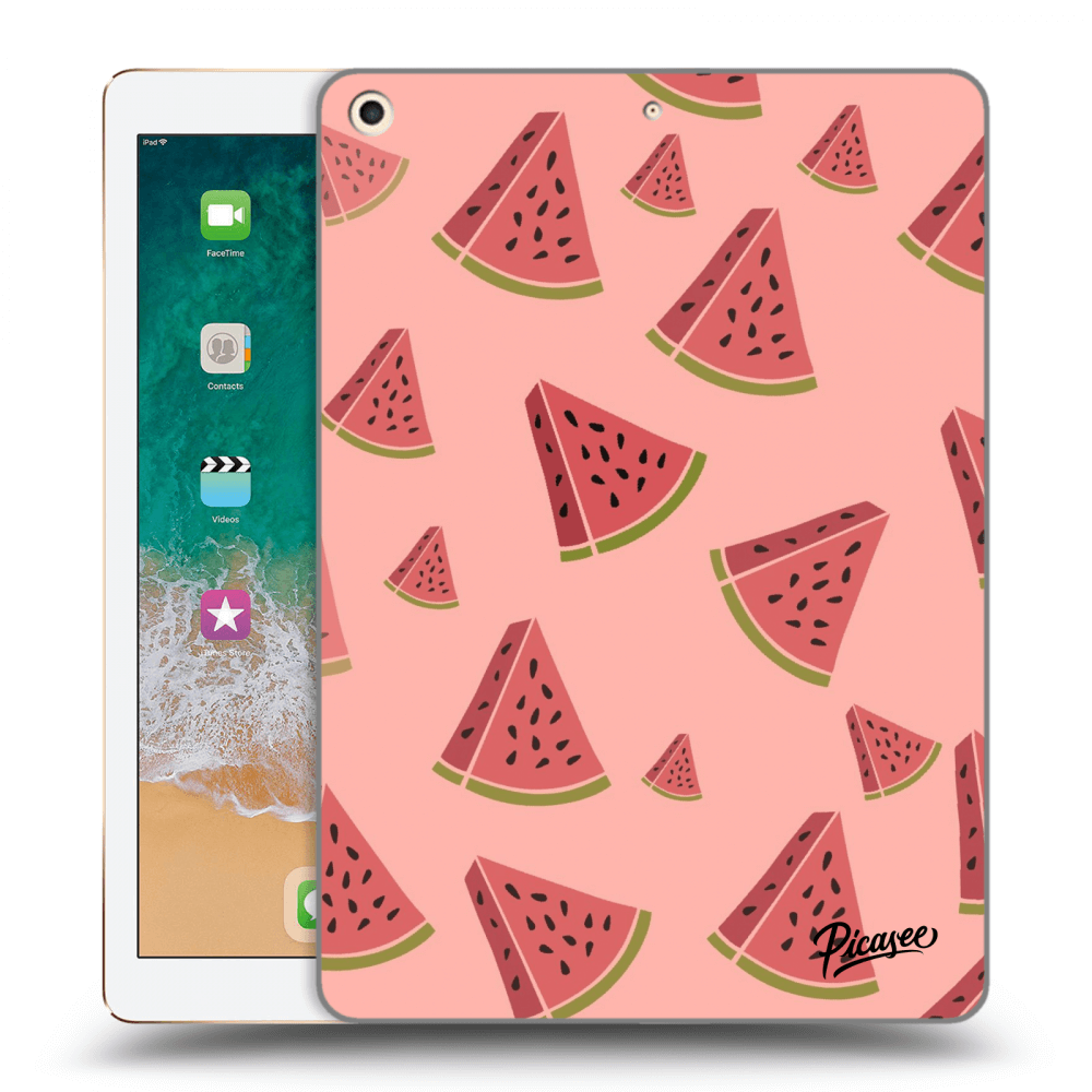 Picasee silikónový prehľadný obal pre Apple iPad 9.7" 2017 (5. gen) - Watermelon