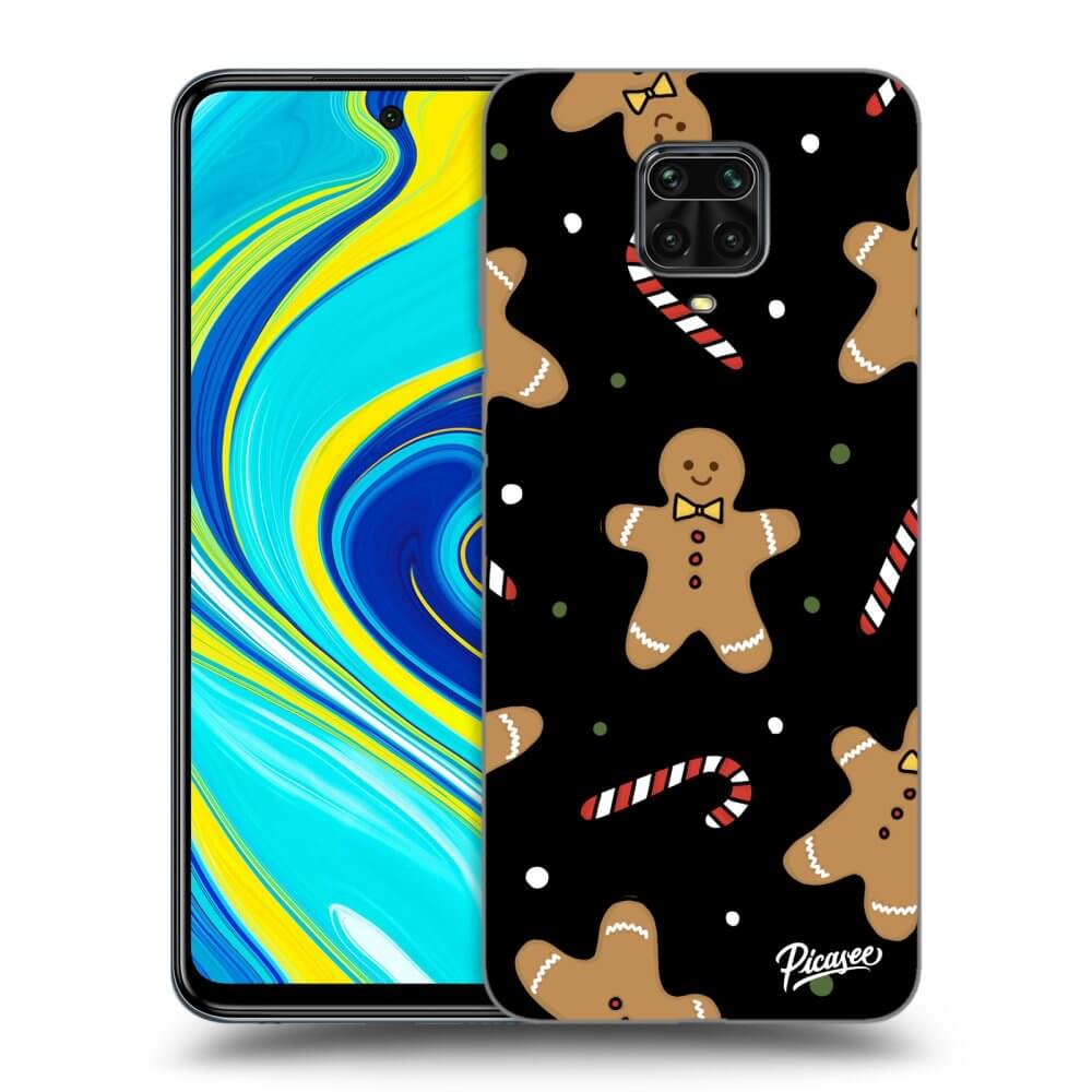 Picasee silikónový čierny obal pre Xiaomi Redmi Note 9 Pro - Gingerbread