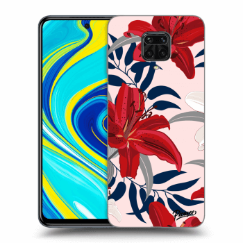 Obal pre Xiaomi Redmi Note 9 Pro - Red Lily