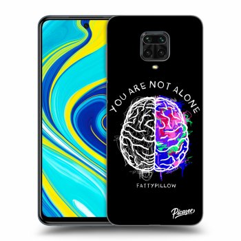 Obal pre Xiaomi Redmi Note 9 Pro - Brain - White