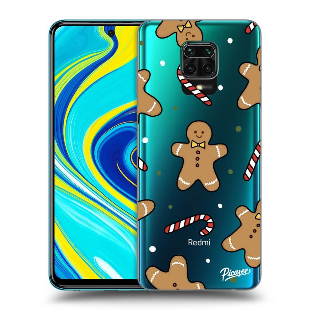 Picasee silikónový prehľadný obal pre Xiaomi Redmi Note 9S - Gingerbread