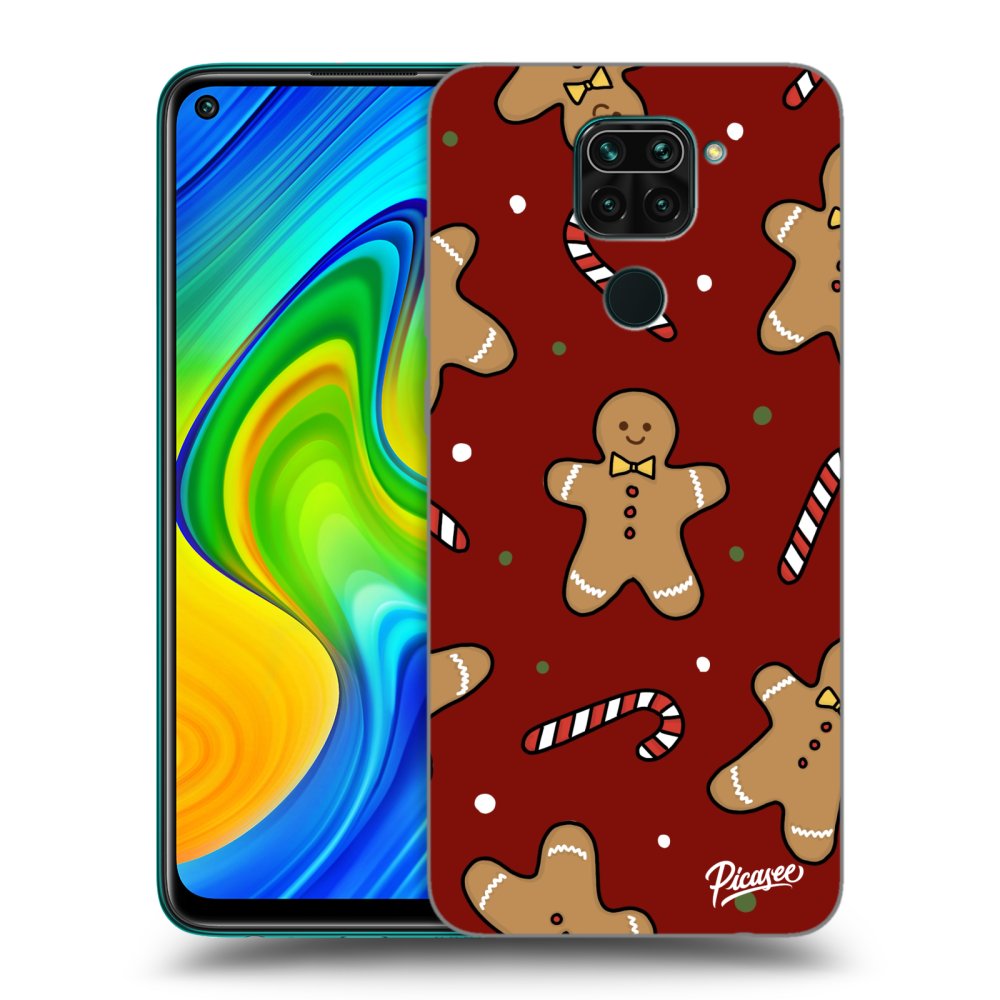 Picasee silikónový čierny obal pre Xiaomi Redmi Note 9 - Gingerbread 2