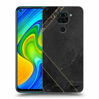 Obal pre Xiaomi Redmi Note 9 - Black tile