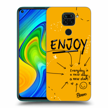 Picasee silikónový čierny obal pre Xiaomi Redmi Note 9 - Enjoy