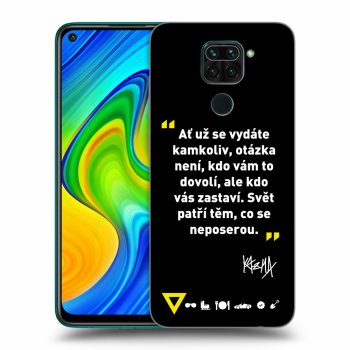 Obal pre Xiaomi Redmi Note 9 - Kazma - SVĚT PATŘÍ TĚM, CO SE NEPOSEROU