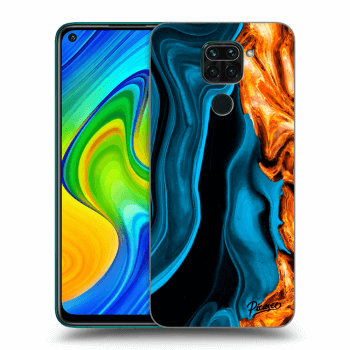 Obal pre Xiaomi Redmi Note 9 - Gold blue