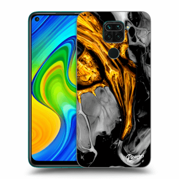 Obal pre Xiaomi Redmi Note 9 - Black Gold