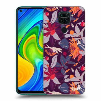 Picasee ULTIMATE CASE pro Xiaomi Redmi Note 9 - Purple Leaf