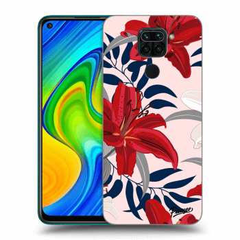 Obal pre Xiaomi Redmi Note 9 - Red Lily